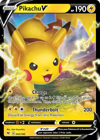 Carta Pikachu V