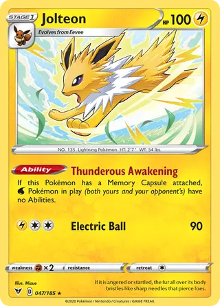 Carta Jolteon
