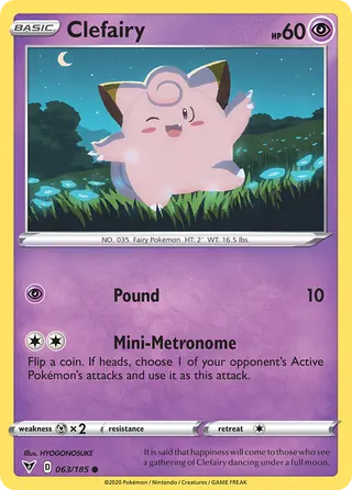Carta Clefairy