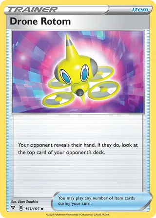 Carta Drone Rotom