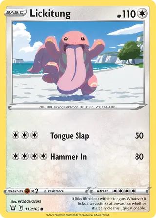 Carta Lickitung