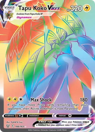 Carta Tapu Koko VMAX