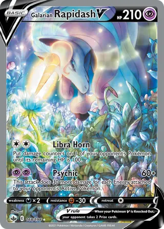 Carta Rapidash de Galar V