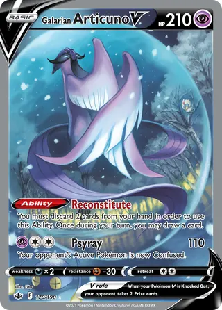 Carta Articuno de Galar V