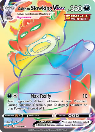 Carta Slowking de Galar VMAX