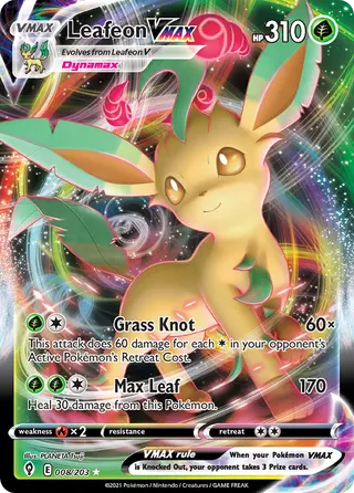 Carta Leafeon VMAX