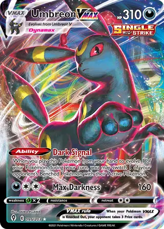 Carta Umbreon VMAX