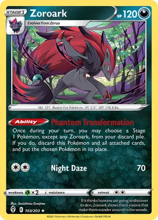 Carta Zoroark