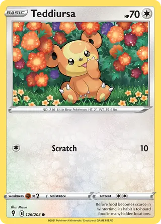Carta Teddiursa