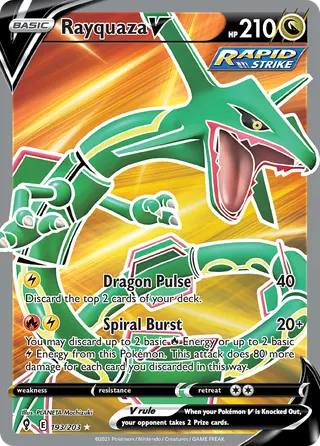Carta Rayquaza V
