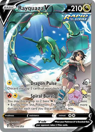 Carta Rayquaza V