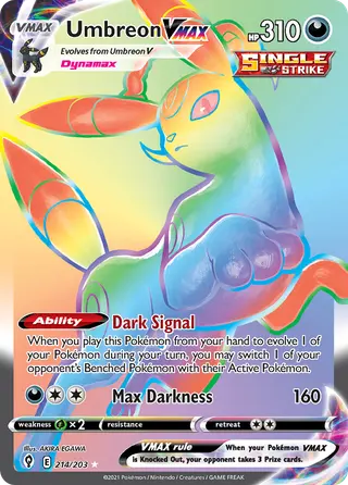 Carta Umbreon VMAX