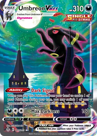 Carta Umbreon VMAX