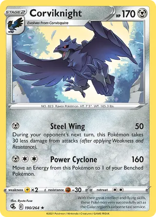 Carta Corviknight