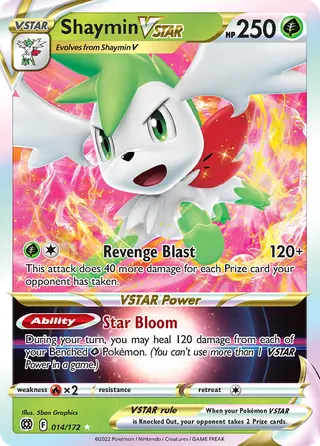 Carta Shaymin V-ASTRO