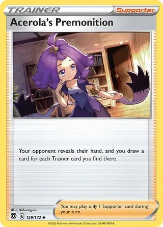 Carta Premonição da Acerola