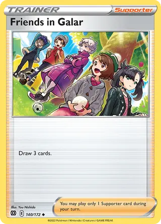 Carta Amigos em Galar