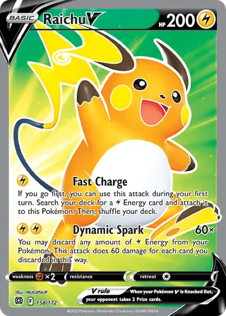 Carta Raichu V