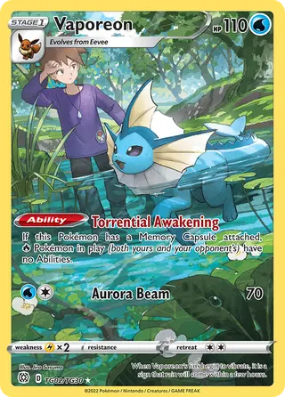 Carta Vaporeon