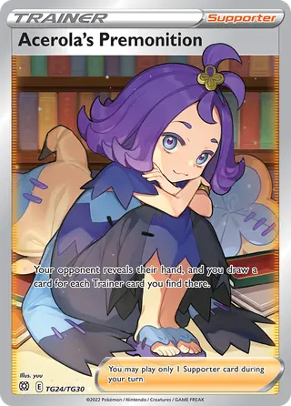 Carta Premonição da Acerola