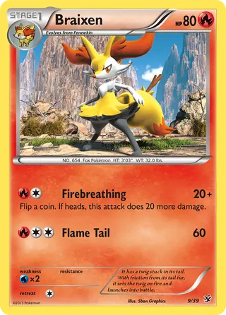 Carta Braixen