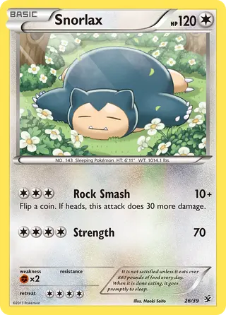 Carta Snorlax