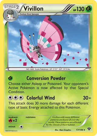 Carta Vivillon