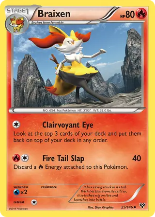 Carta Braixen