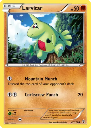 Carta Larvitar