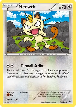 Carta Meowth
