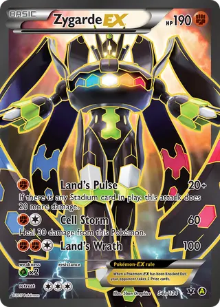 Carta Zygarde EX
