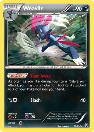 Carta Weavile