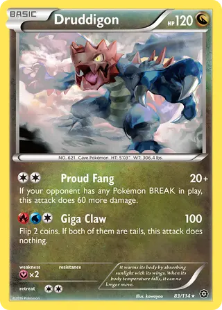 Carta Druddigon