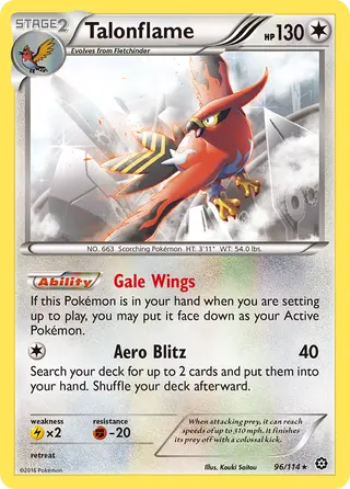 Carta Talonflame