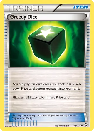 Carta Dado Ganancioso