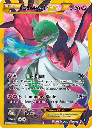 Carta Gardevoir EX