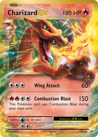 Carta Charizard EX