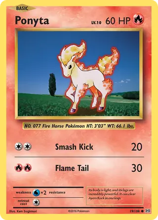 Carta Ponyta
