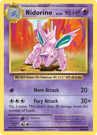 Carta Nidorino