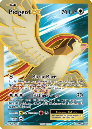 Carta Pidgeot EX