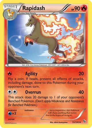 Carta Rapidash
