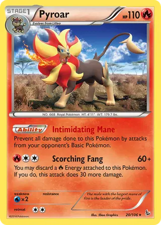 Carta Pyroar