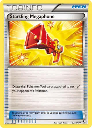 Carta Megafone Assustador