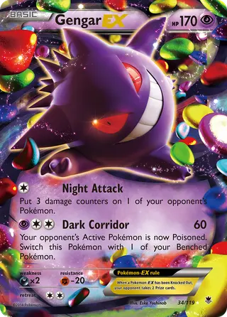 Carta Gengar EX