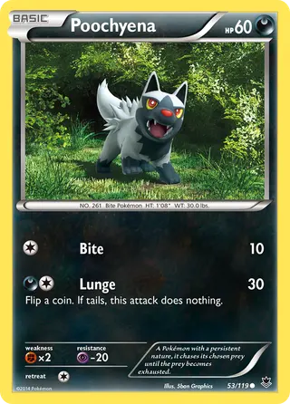 Carta Poochyena