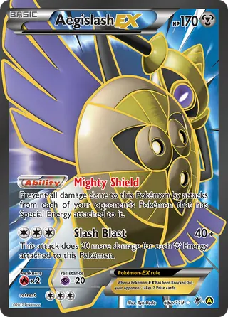 Carta Aegislash EX