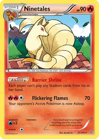 Carta Ninetales