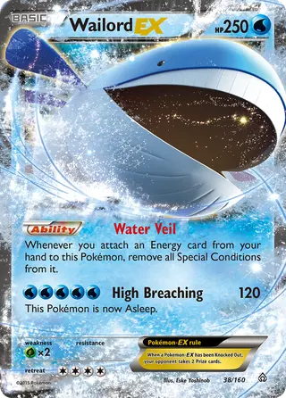 Carta Wailord EX