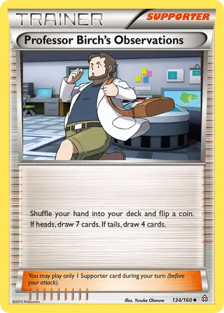 Carta Observações do Professor Birch