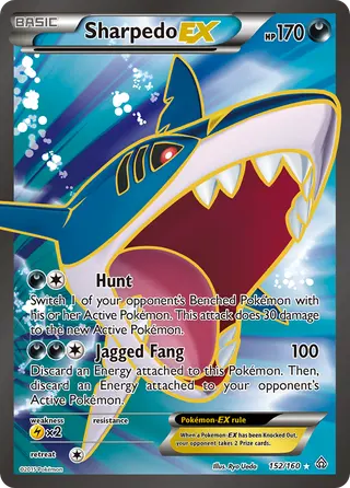 Carta Sharpedo EX
